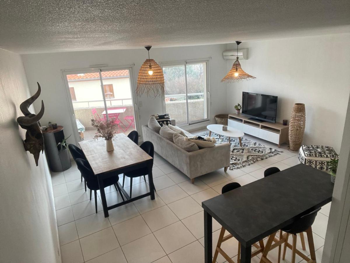 Appartement T3 Climatise,Balcon, Classe 3 Etoiles Le Boulou Exterior photo